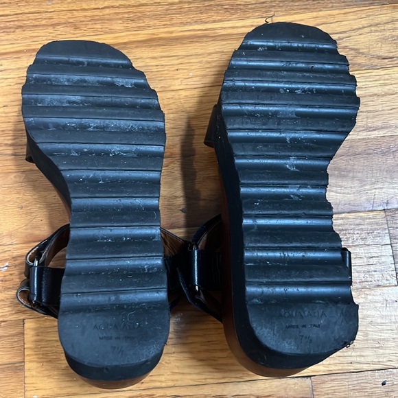 Aquatalia platform black sandals - Picture 4 of 4